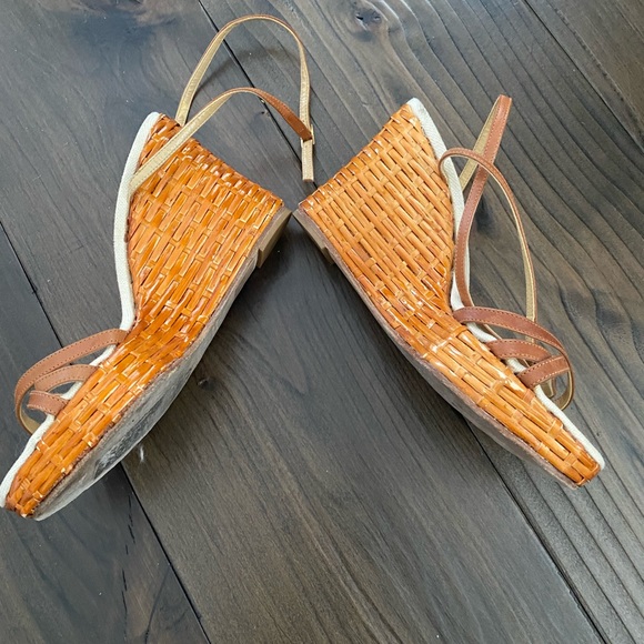 Kate Spade Raffia Platform Shoes - Picture 4 of 5